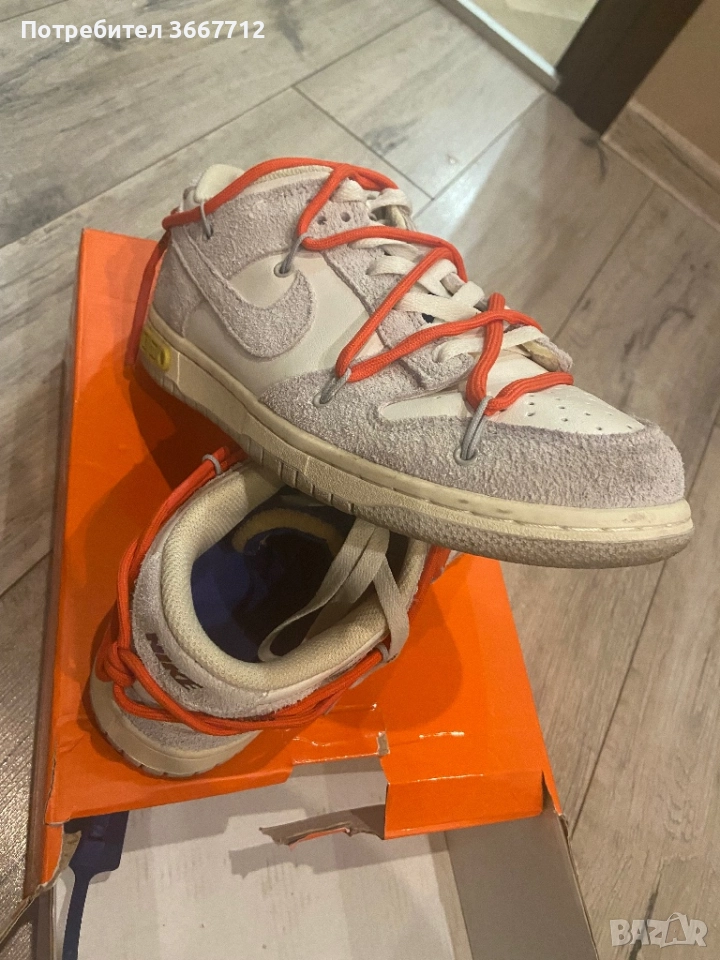 Nike dunk off white 13 , снимка 1