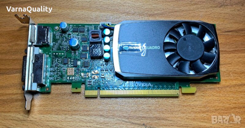 Видеокарта NVIDIA Quadro 600 PCI Express, DP, DVI, 1GB GDDR3 Low Profile, снимка 1