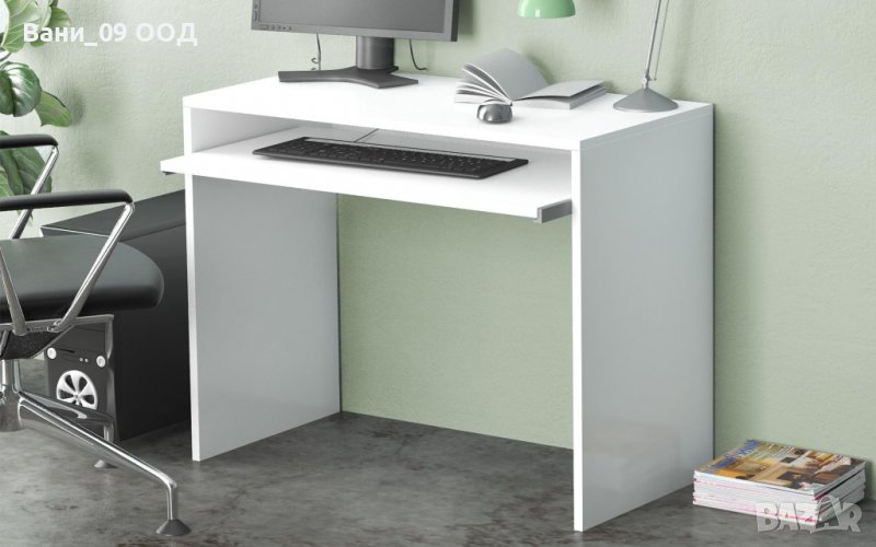 Бяло бюро с изчистен дизайн, снимка 1