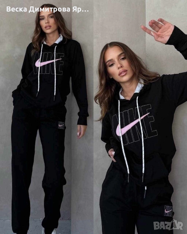 Дамски екип Памук и ликра Бродирано лого, снимка 1