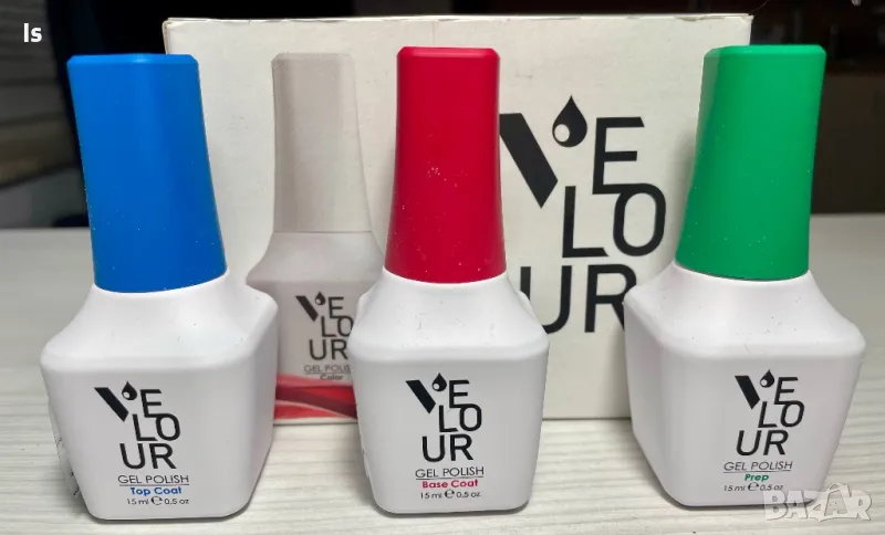 Лот нови база, топ и pH регулатор на Velour, снимка 1