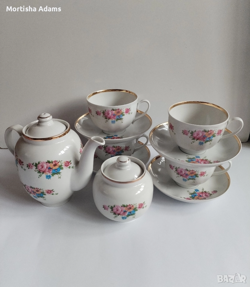 Комплект за чай- Дулево, снимка 1