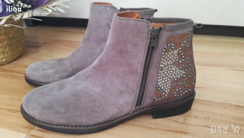 Кожени боти KicKers, снимка 1
