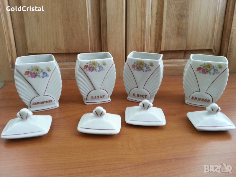 Български порцелан бурканчета, снимка 1