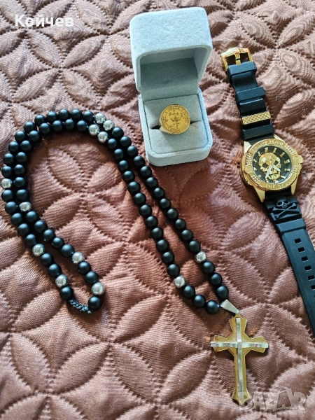 Броеница и пръстен UGO MAN , снимка 1