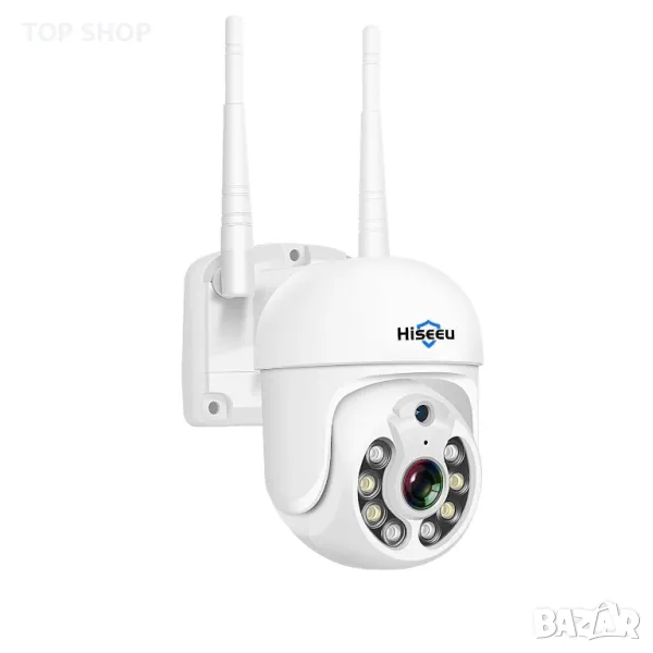 НОВА 5MP PTZ 𝟯𝟲𝟬° ъгъл на въртене, външна охранителна камера с IP66 водоустойчива, снимка 1