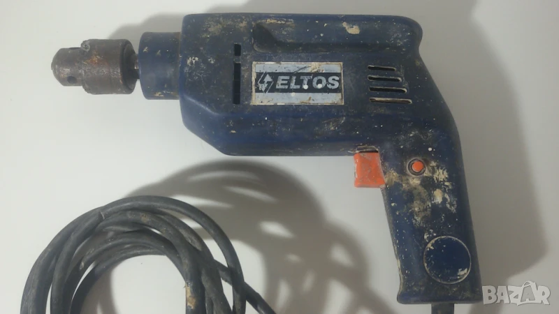 Бормашина/дрелка ELTOS BU 101 420W STEEL ⌀10mm BETON ⌀10mm, снимка 1