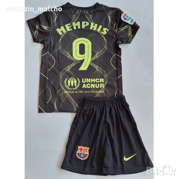 ДЕТСКИ ФУТБОЛЕН ЕКИП – NIKE FC BARCELONA MEMPHIS 9; размери: от 104 до 170/176 см., снимка 1