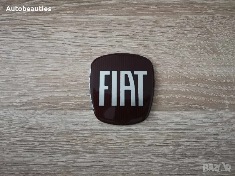 червена емблема Fiat малък размер, снимка 1