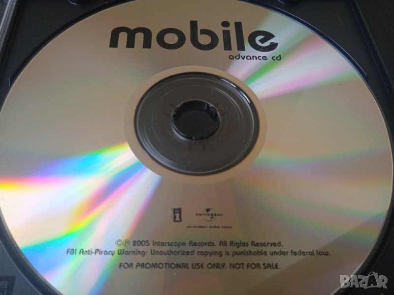 Promo CD Pop - Rock  - Mobile (Advance CD), снимка 1