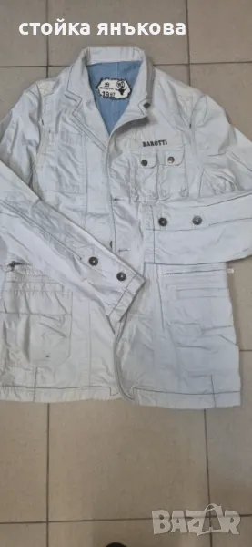 Елегантно мъжко тънко яке тип сако,светло сиво, снимка 1