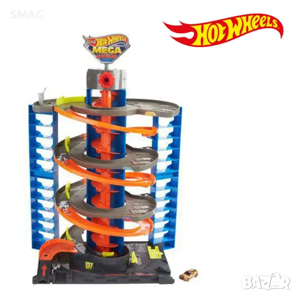 Hot Wheels City Мега гараж - Mattel S_1232087, снимка 1