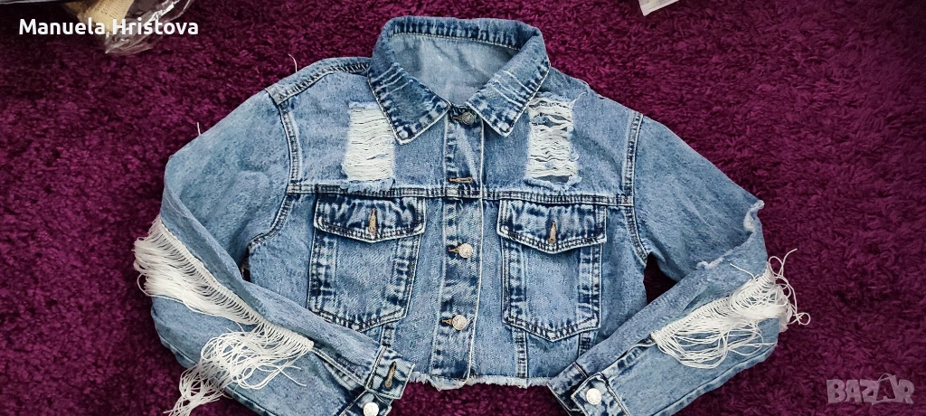 Уникално дънково яке , снимка 1