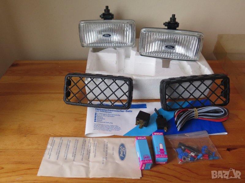 FORD Original Halogen-Ретро автомобилни фарове за мъгла  -оригинални за  FORD, 1988год, снимка 1