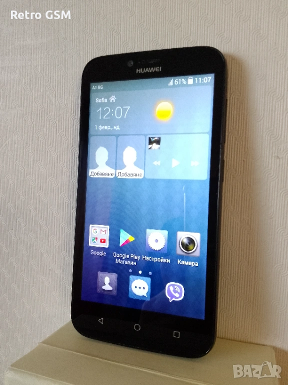 Телефон Huawei Y-625 в много добро състояние (нова батерия + кабел), снимка 1