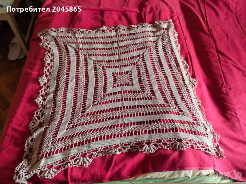продавам ръчно плетени покривки, снимка 1