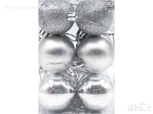 Коледни топки 4см. 12бр., снимка 1