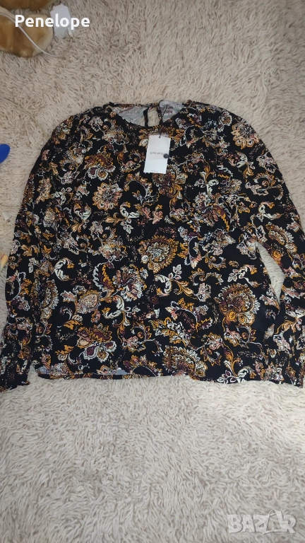 Пролетно-лятна блуза с десен, снимка 1