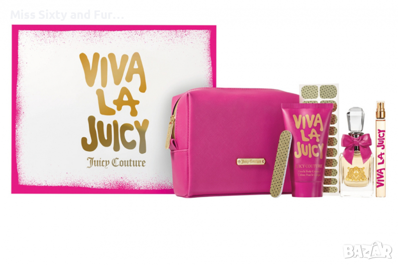 JUICY COUTURE-Viva La Juicy-нов парфюмен сет в 6 части & с подаръчна хартиена чанта Juicy Couture, снимка 1