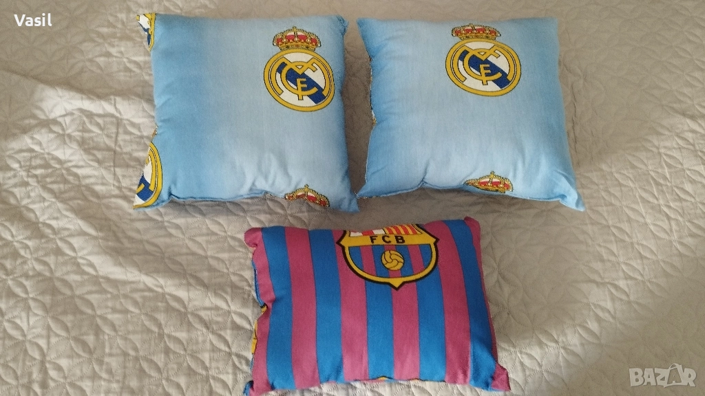 Възглавници Реал и Барса, снимка 1