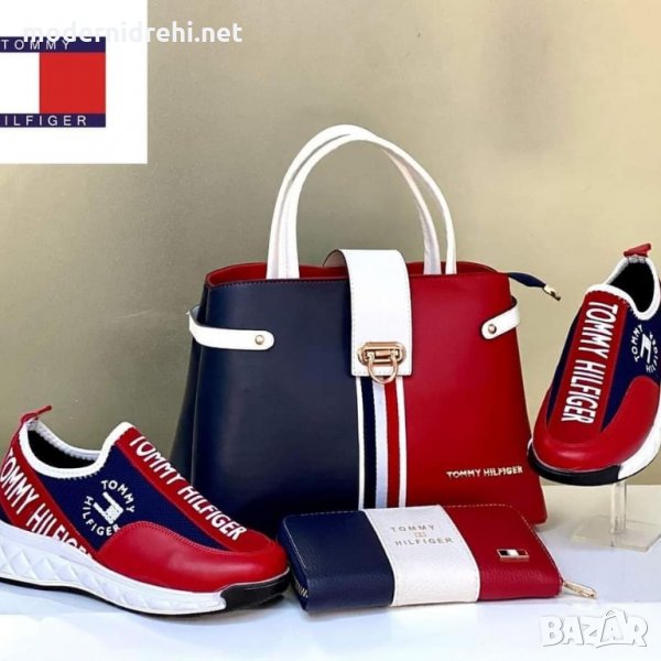 Дамска чанта портфейл и спортни обувки Tommy Hilfiger код 123, снимка 1