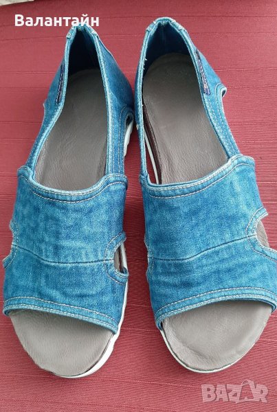 Дънкови сандали 38, снимка 1