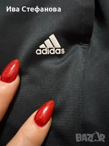Ново дамско спортно черно 100% оригинално марково долнище adidas Adidas Адидас , снимка 2 - Спортни екипи - 52516358