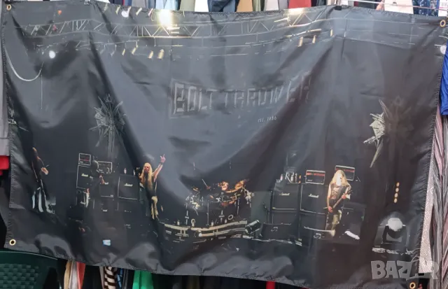  BOLT THROWER on stage-Интериорен транспарант(тип знаме )