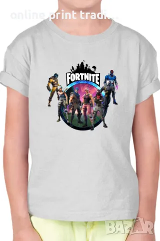 Детска тениска Фортнайт Fortnite 02, снимка 4 - Детски тениски и потници - 48522870