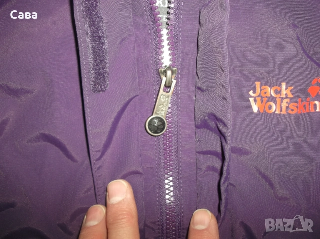 Якета пролет,есен JACK WOLFSKIN  дамски,М  /червено,лилаво/, снимка 10 - Якета - 49831756