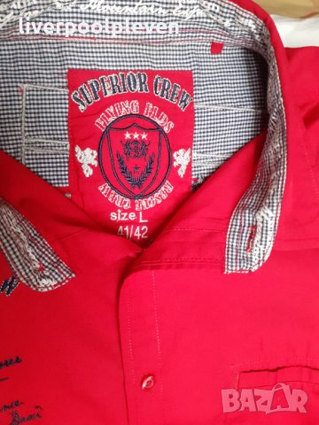 👉Разпродажба!Superior Crew Original L ефектна, снимка 10 - Ризи - 34476572