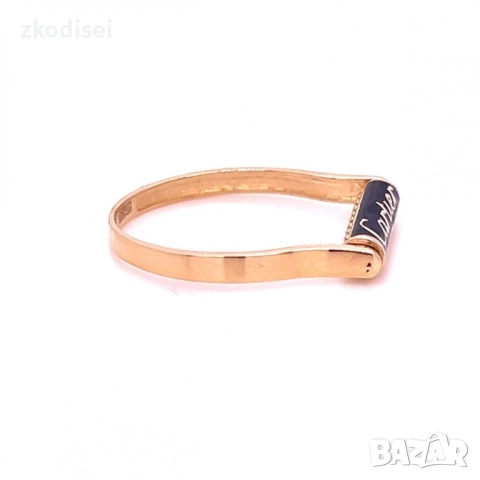 Златен дамски пръстен Cartier 1,55гр. размер:50 14кр. проба:585 модел:33818-3, снимка 3 - Пръстени - 51612453