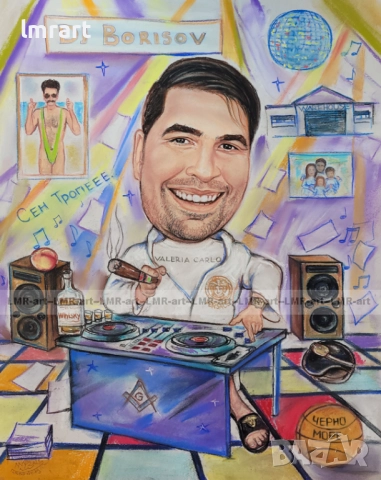 Рисувам ръчно КАРИКАТУРИ , ШАРЖ от снимка по ваш избор, професионално.