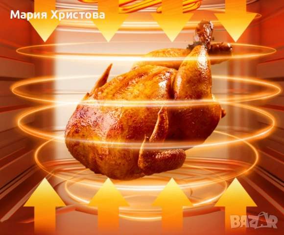 Трислоен Еър Фраеър със страхотно голям капацитет, снимка 8 - Уреди за готвене на пара - 53080998