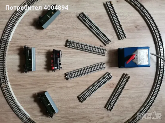 Запазено и действащо колекционерско електрическо влакче Marklin 1, снимка 2 - Колекции - 48810195