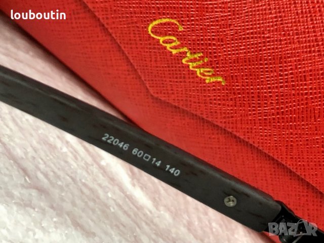 Cartier висок клас мъжки слънчеви очила с дървени дръжки, снимка 11 - Слънчеви и диоптрични очила - 42798493