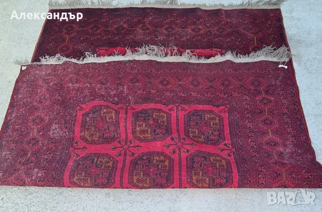 КИЛИМ Kunduz АФГАНИСТАНСКИ МАУРИ, снимка 7 - Килими - 47389323