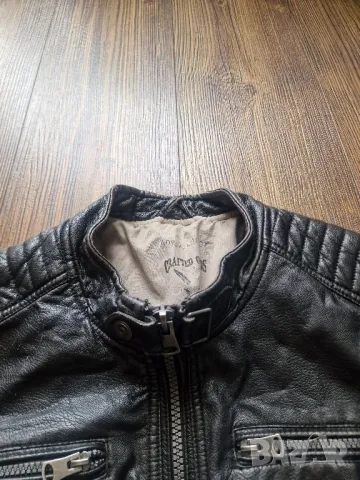 Страхотно мъжко кожено яке ANGELO LITRICO размер L , снимка 4 - Якета - 50321644