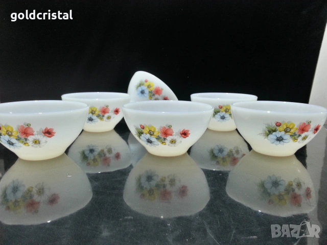 френски аркопал купички , снимка 4 - Антикварни и старинни предмети - 53144496