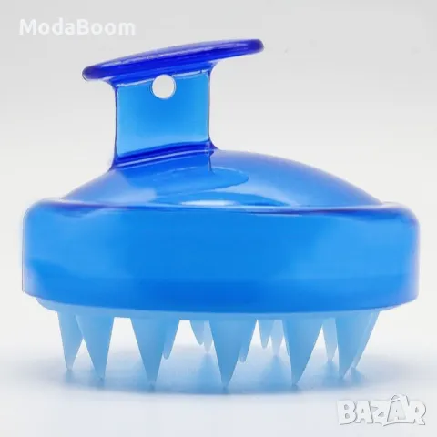 Силиконова четка за разнасяне на шампоан и масаж на скалпа, снимка 3 - Продукти за коса - 48066368