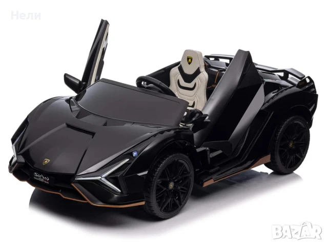 Акумулаторна Двуместна КОЛА Lamborghini SIAN  24V функция дрифт, снимка 11 - Коли, камиони, мотори, писти - 51038700