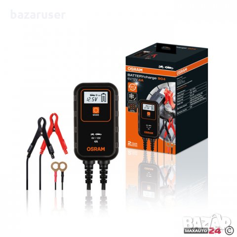 Интелигентно Зарядно Устройство за Акумулатор 904 OSRAM/24 месеца Гаранция/, снимка 3 - Аксесоари и консумативи - 32160384