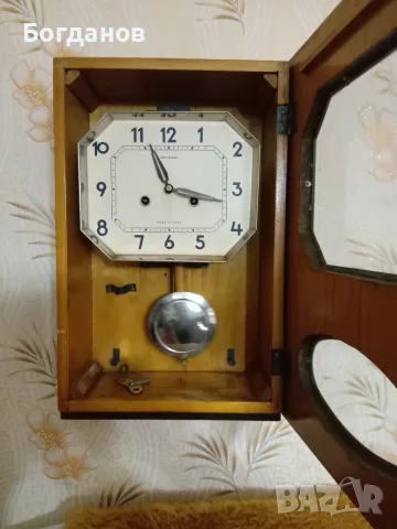 "ЯНТЪР" СТЕНЕН РАБОТЕЩ ЧАСОВНИК MADE IN USSR, снимка 11 - Стенни часовници - 55896309