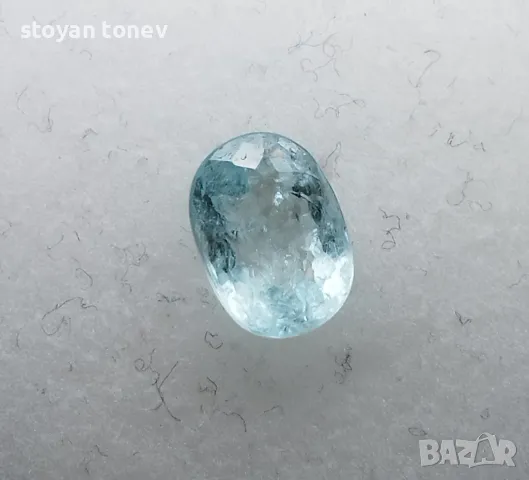 Рядък светло син Параиба турмалин - 1.37кт.! Сертифициран! Нов!, снимка 11 - Други - 48647232