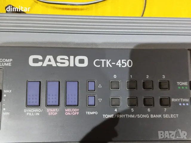 Синтезатор CASIO CTK - 450 , снимка 3 - Синтезатори - 55783299