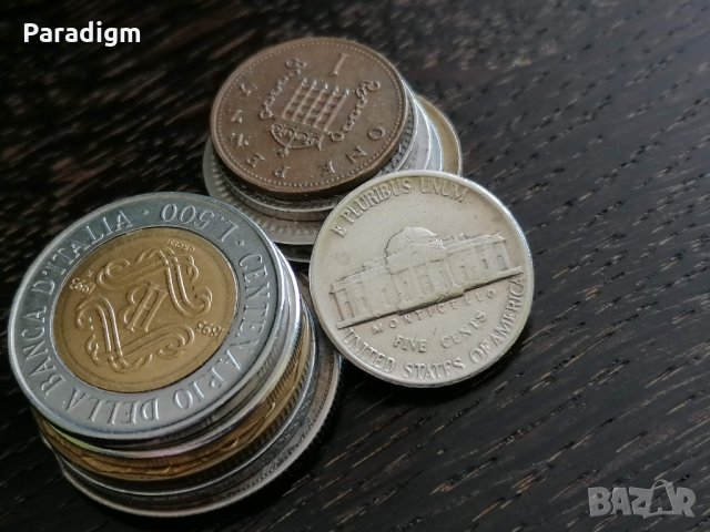 Монета - САЩ - 5 цента | 1986г.