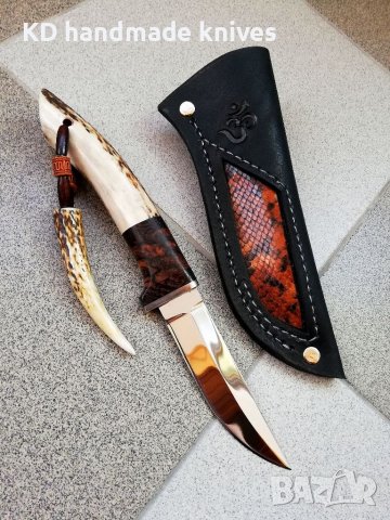 Ръчно изработен ловен нож от марка KD handmade knives ловни ножове, снимка 4 - Ножове - 34478488