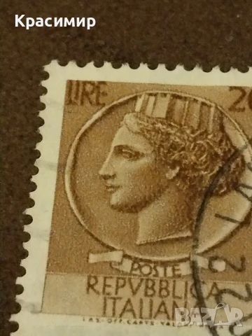 Пощенска марка Италия., снимка 4 - Филателия - 51254190