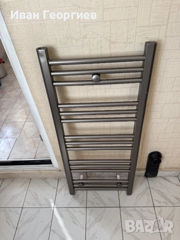 Алуминиева лира за баня сива - габарит 40х90 см - 426W