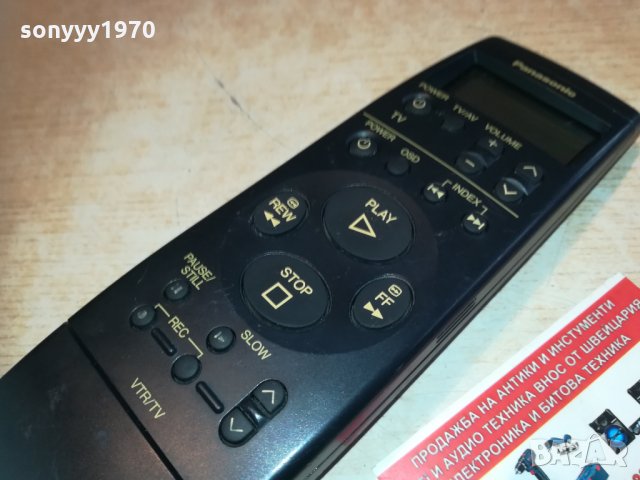 panasonic video/tv remote 1802210851, снимка 5 - Дистанционни - 31858678